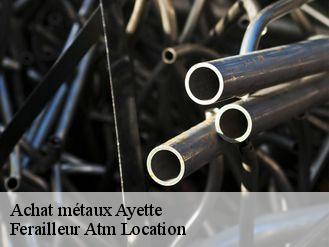 Achat métaux  ayette-62116 Ferailleur Atm Location