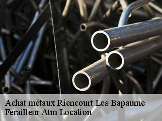 Achat métaux  riencourt-les-bapaume-62450 Ferailleur Atm Location