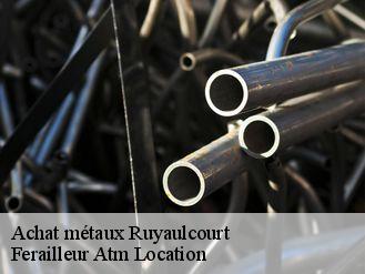 Achat métaux  ruyaulcourt-62124 Ferailleur Atm Location